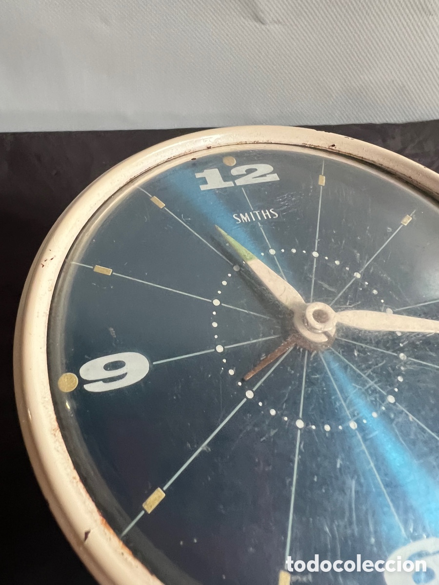 Antig&uuml;edades: Smith - Reloj Despertador- D&eacute;cada 60  estilo Space Age - Foto 9