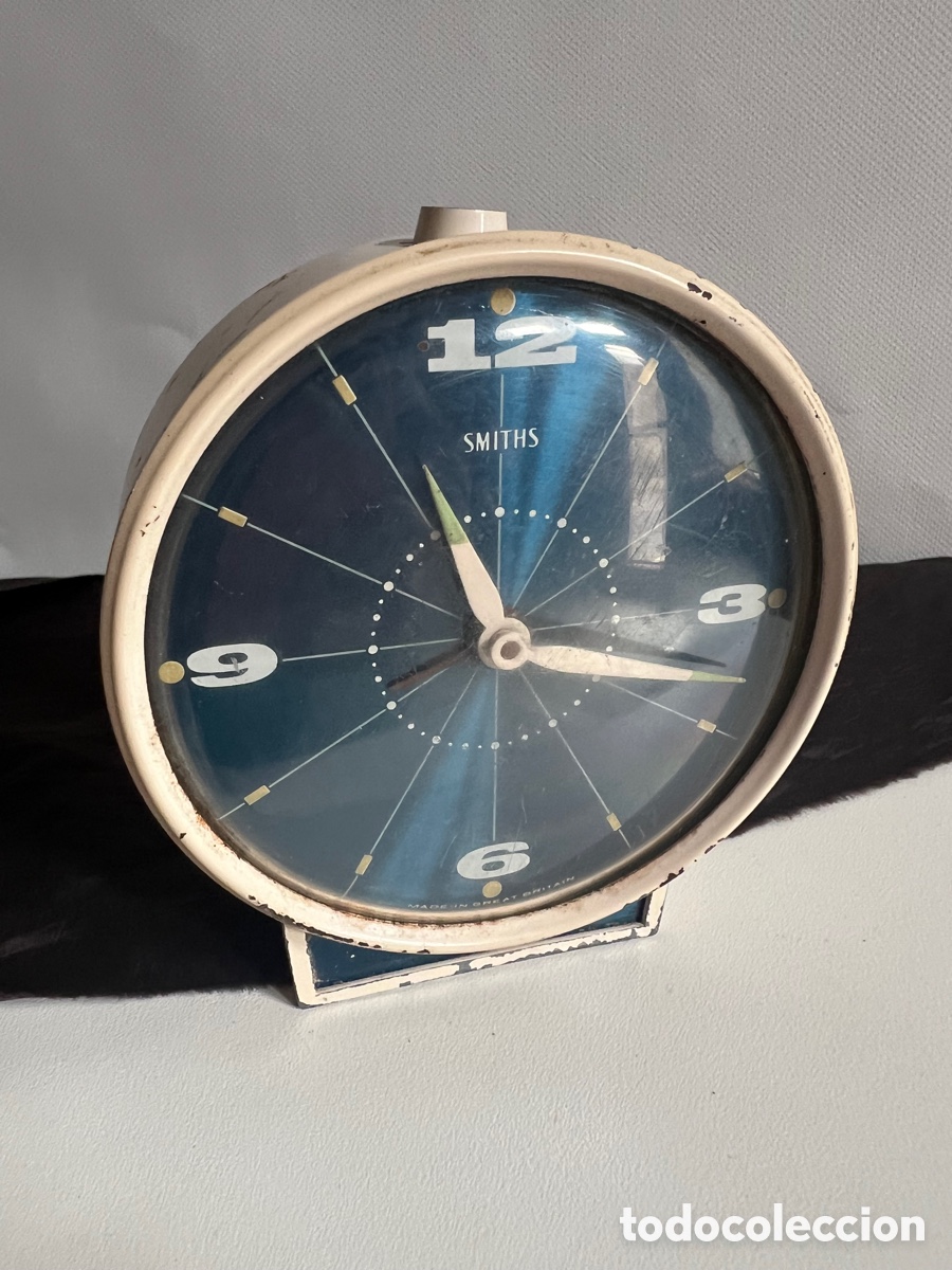 Antig&uuml;edades: Smith - Reloj Despertador- D&eacute;cada 60  estilo Space Age - Foto 1
