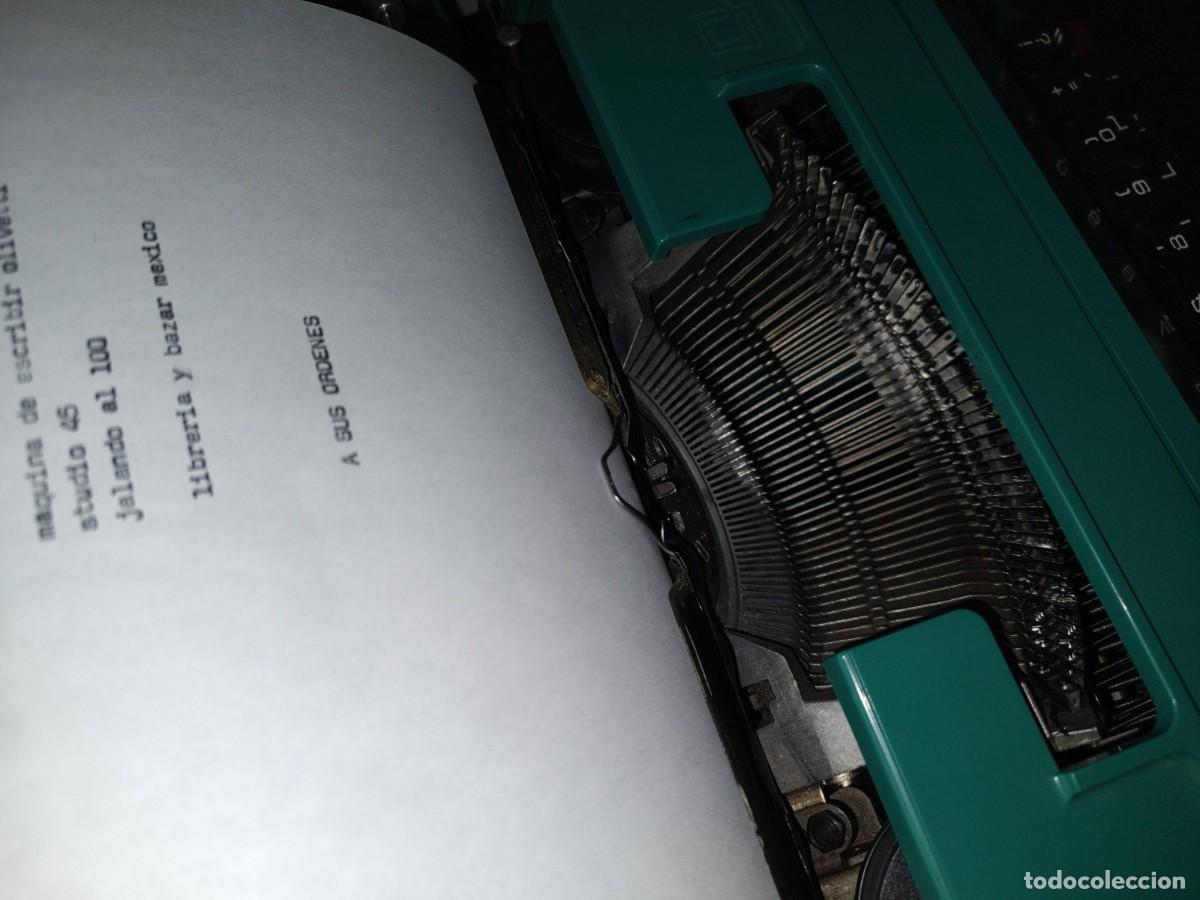 Antig&uuml;edades: A1- M&Aacute;QUINA DE ESCRIBIR OLIVETTI STUDIO 45 - 70S - Foto 17