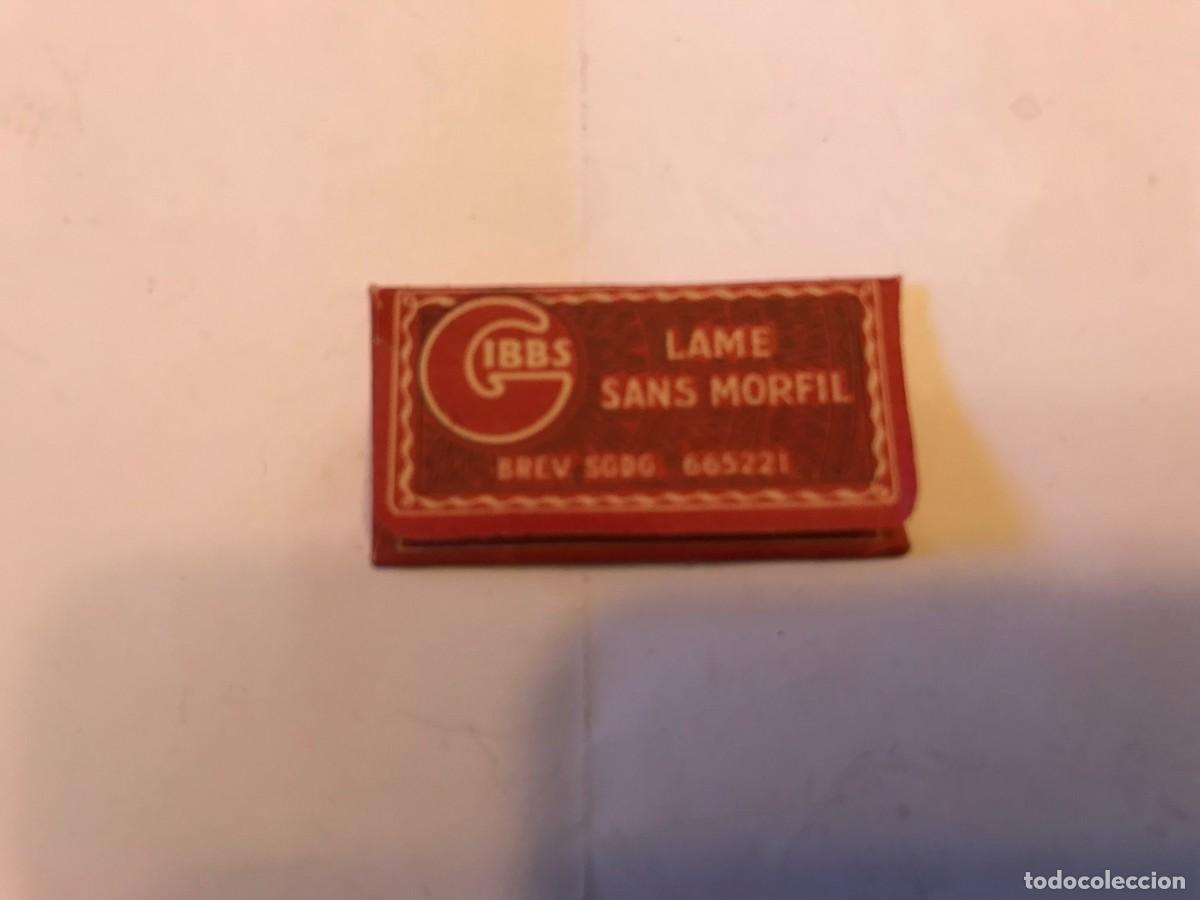 Antig&uuml;edades: hoja de afeitar marca GIBBS Mince - francesa - Foto 2