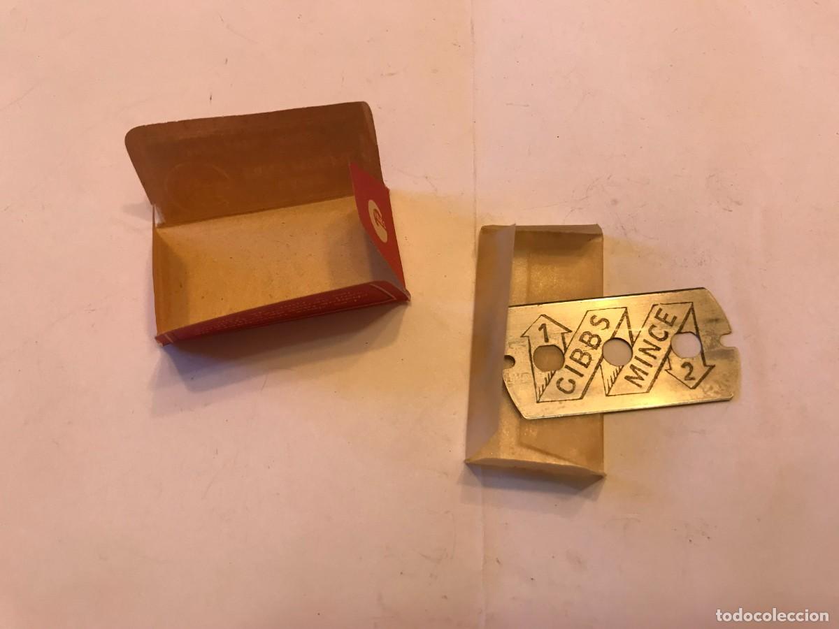 Antig&uuml;edades: hoja de afeitar marca GIBBS Mince - francesa - Foto 3