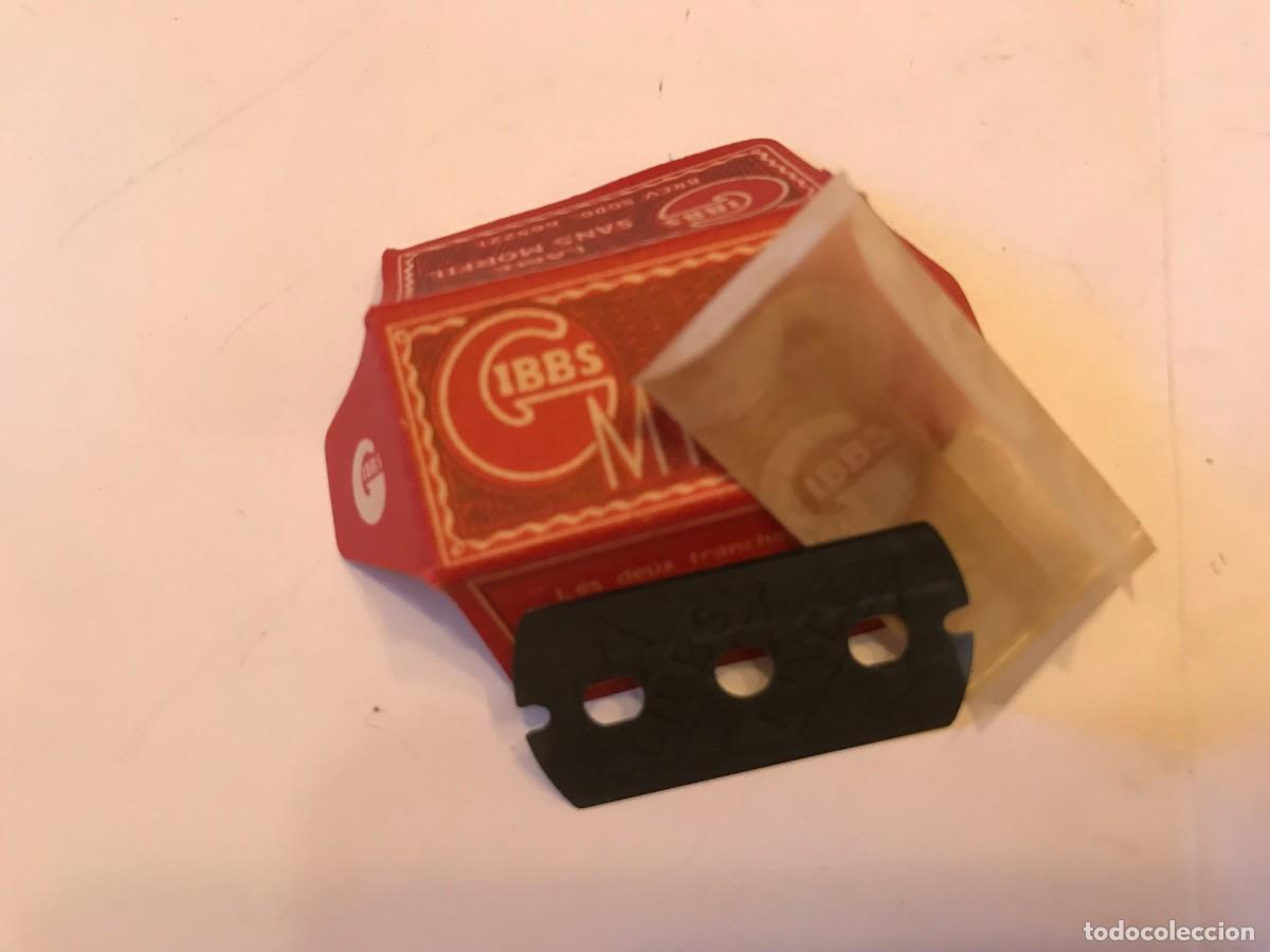 Antig&uuml;edades: hoja de afeitar marca GIBBS Mince - francesa - Foto 4