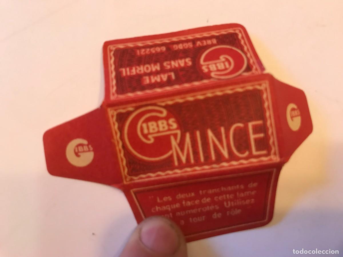 Antig&uuml;edades: hoja de afeitar marca GIBBS Mince - francesa - Foto 5