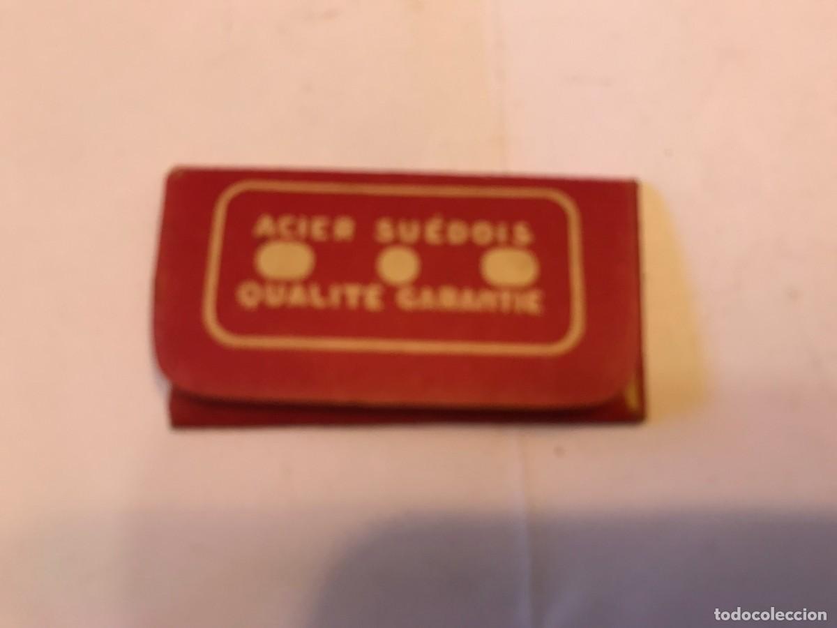 Antig&uuml;edades: hoja de afeitar marca KING RAZOR - francesa - Foto 2