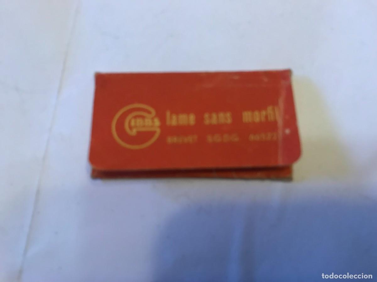 Antig&uuml;edades: hoja de afeitar marca GIBBS Mince - francesa - Foto 2