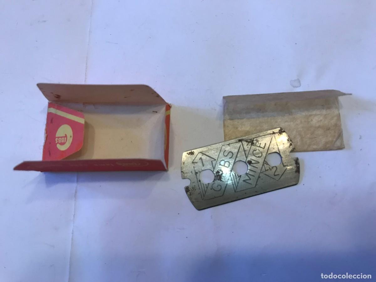 Antig&uuml;edades: hoja de afeitar marca GIBBS Mince - francesa - Foto 4