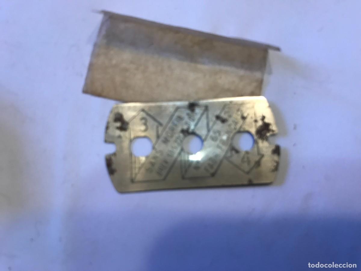 Antig&uuml;edades: hoja de afeitar marca GIBBS Mince - francesa - Foto 7