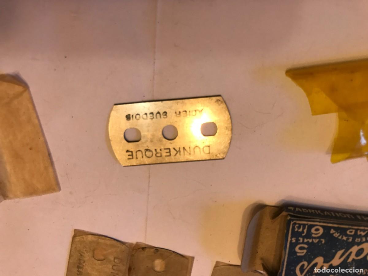 Antig&uuml;edades: caja con 4 hojas de afeitar dunkerque marca PARIS - francesa - Foto 2