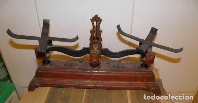 Antig&uuml;edades: ANTIGUA BALANZA CON JUEGO DE PESAS - Foto 10