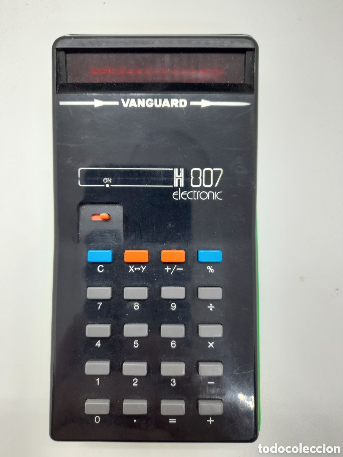Antig&uuml;edades: ANTIGUA CALCULADORA VANGUARD H 807 ELECTRONIC. - Foto 1