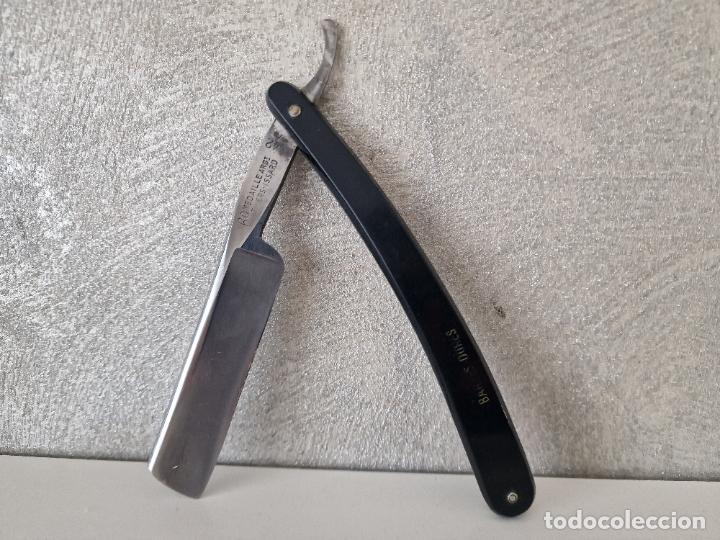 Antig&uuml;edades: ANTIGUA NAVAJA DE AFEITAR BARBAS DURAS - Foto 3