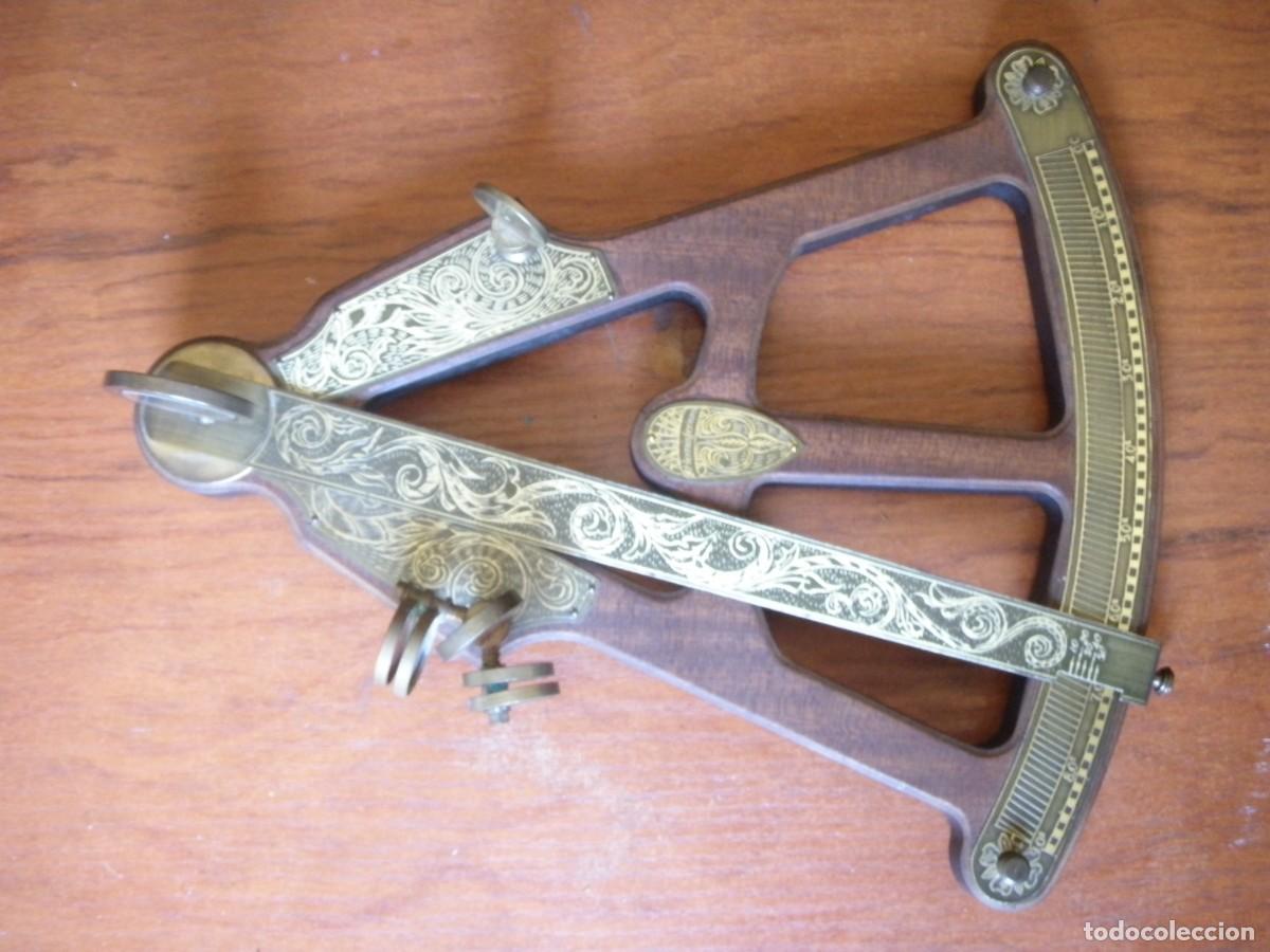 Antig&uuml;edades: SEXTANTE RELOJ DE SOL HEMISFERIUM - Foto 1
