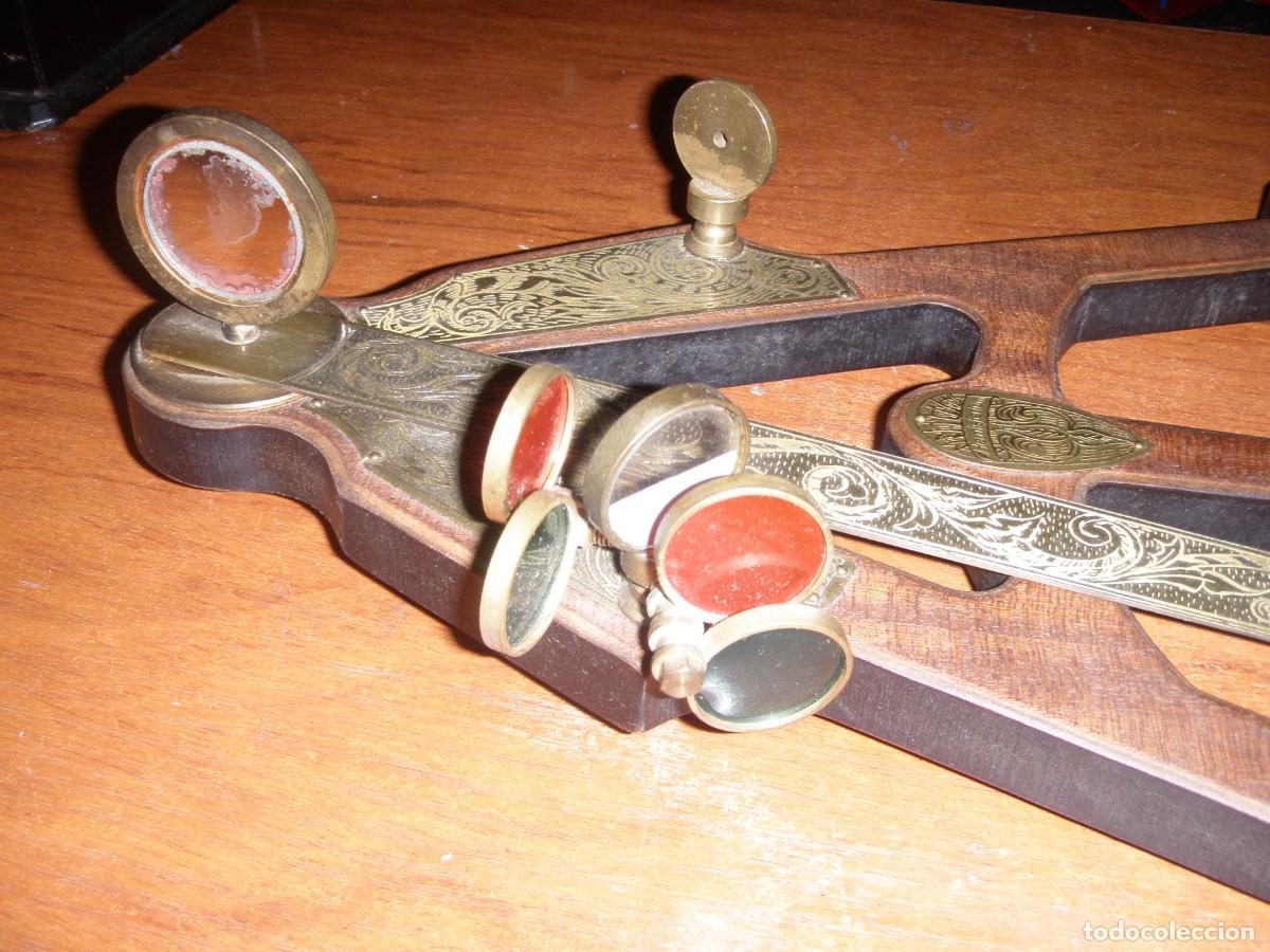 Antig&uuml;edades: SEXTANTE RELOJ DE SOL HEMISFERIUM - Foto 7