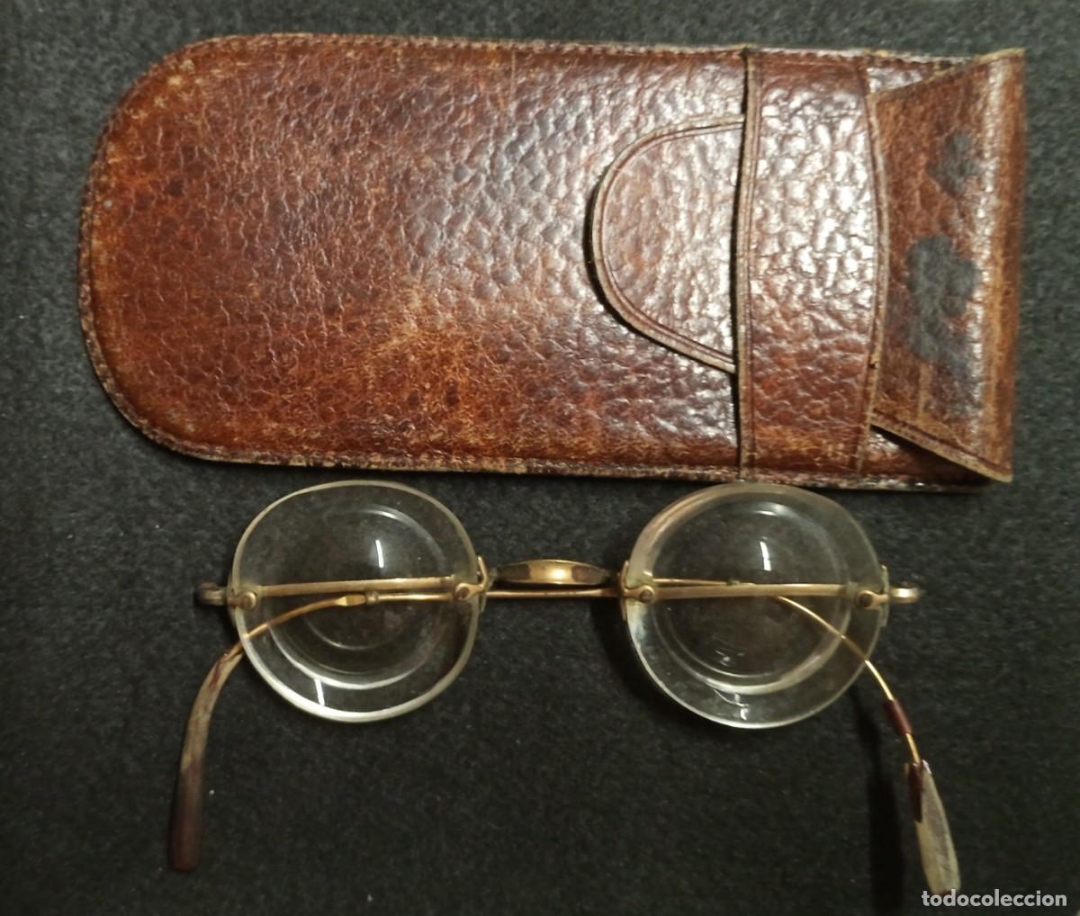 Antig&uuml;edades: Gafas. S. XIX. Con funda. - Foto 4