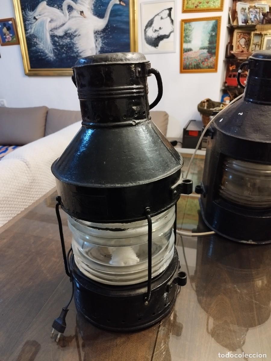 Antig&uuml;edades: 2 Luces barco - Foto 2