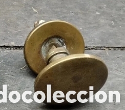 Antig&uuml;edades: 3 MANILLAS POMOS DE PUERTAS MATERIALES BRONCE / LATON - Foto 3