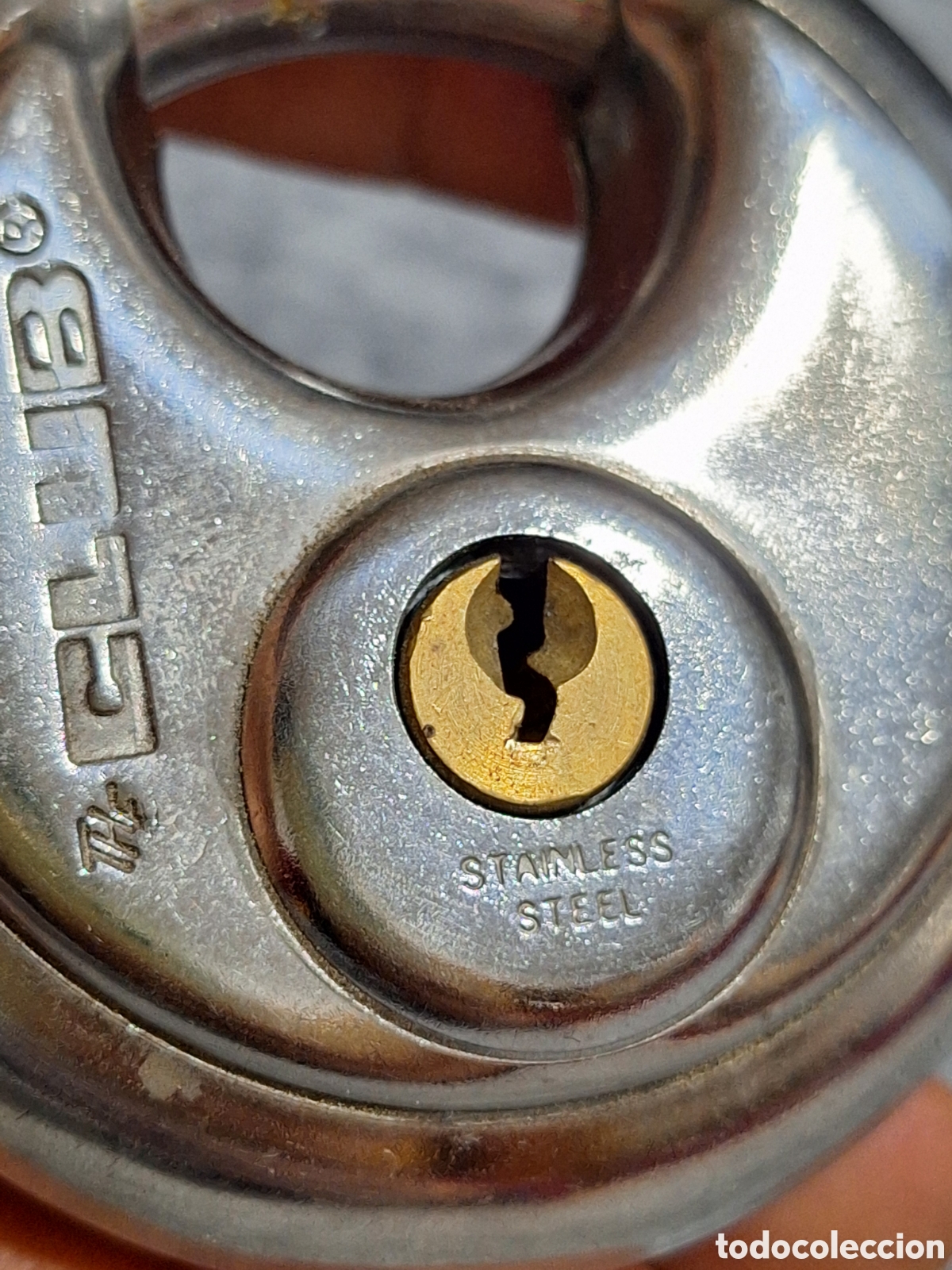 Antig&uuml;edades: Candado redondo Hardened . - Foto 4