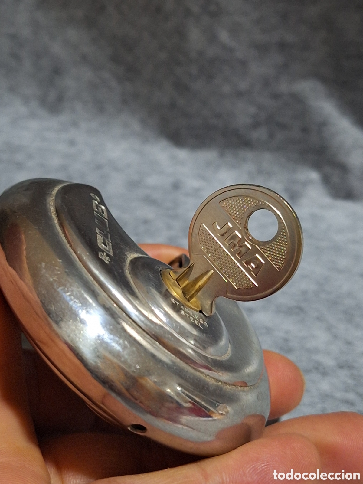 Antig&uuml;edades: Candado redondo Hardened . - Foto 12