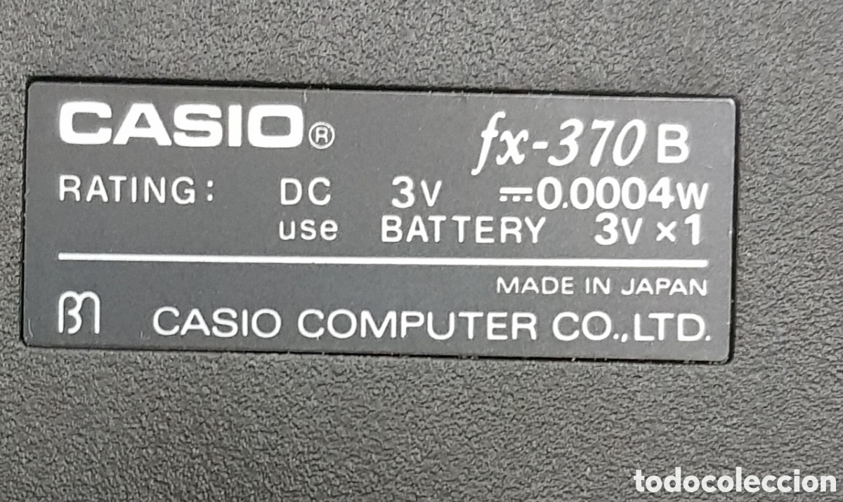 Antig&uuml;edades: CALCULADORA CIENT&Iacute;FICA CASIO FX-370 - Foto 6