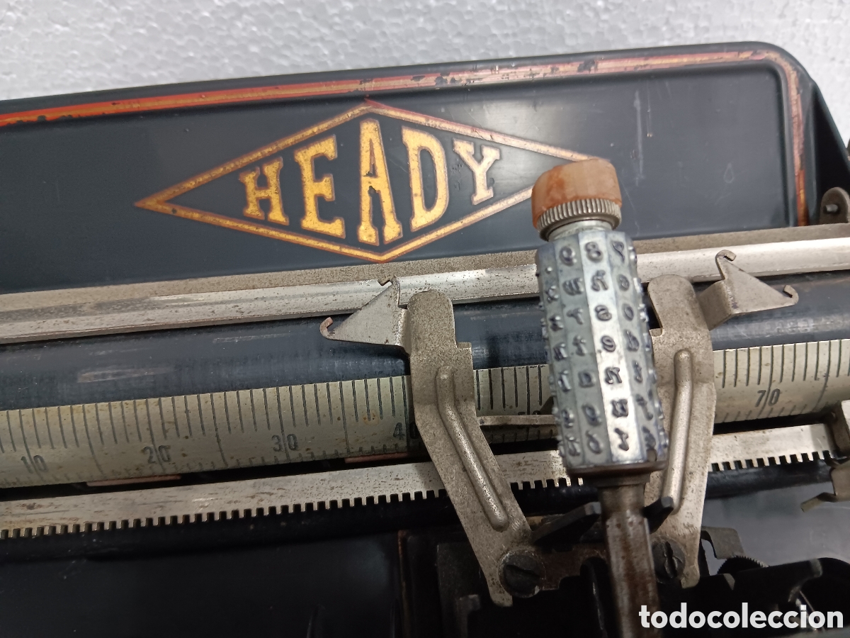 Antig&uuml;edades: M&aacute;quina de escribir HEADY - Foto 4