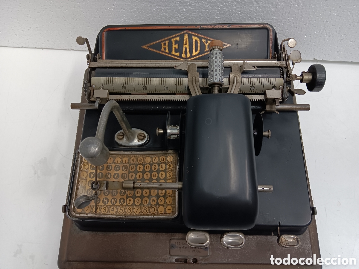 Antig&uuml;edades: M&aacute;quina de escribir HEADY - Foto 5