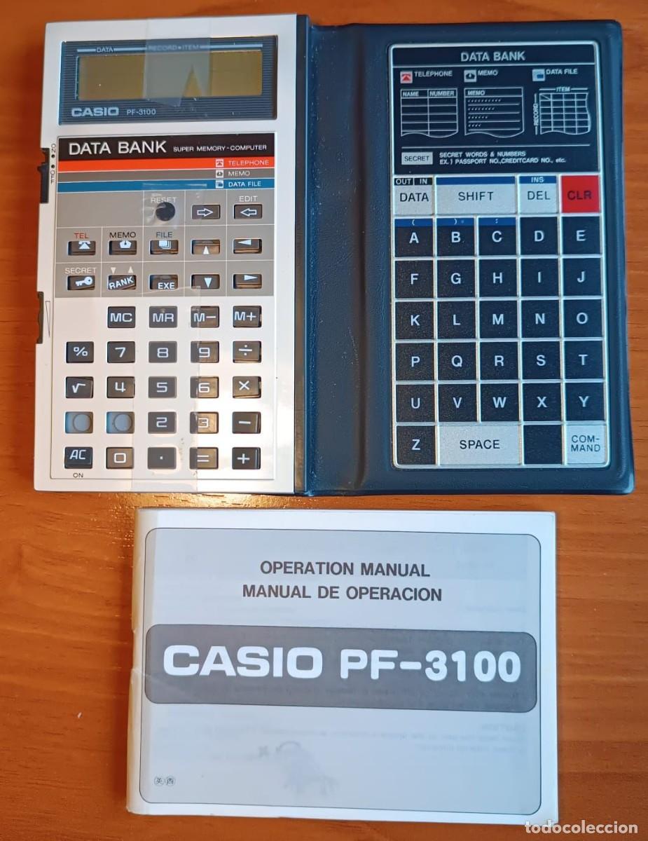 Antig&uuml;edades: Data Bank Super memory-computer Casio PF-3100 - Con defectos - Foto 2