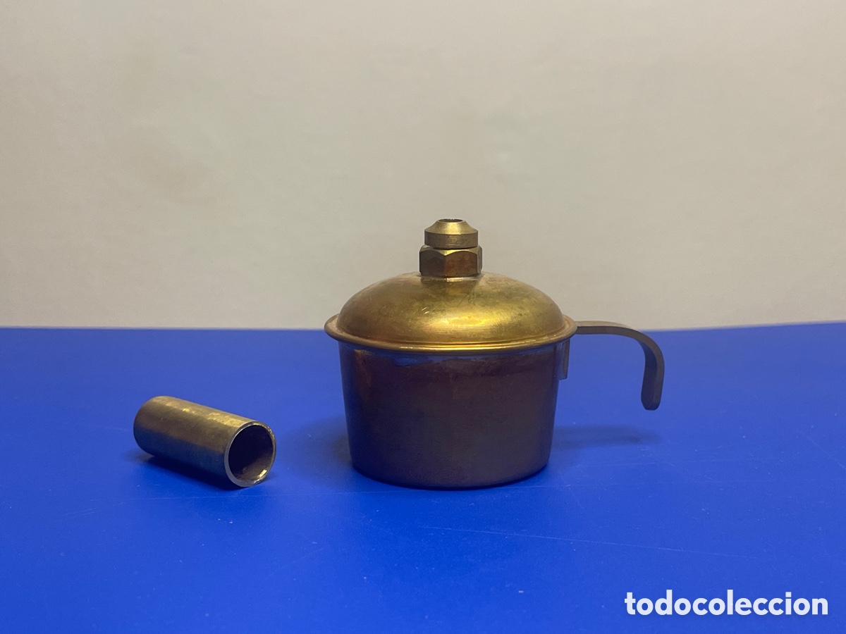 Antig&uuml;edades: Quemador ebulli&oacute;metro de Malligand - Foto 1