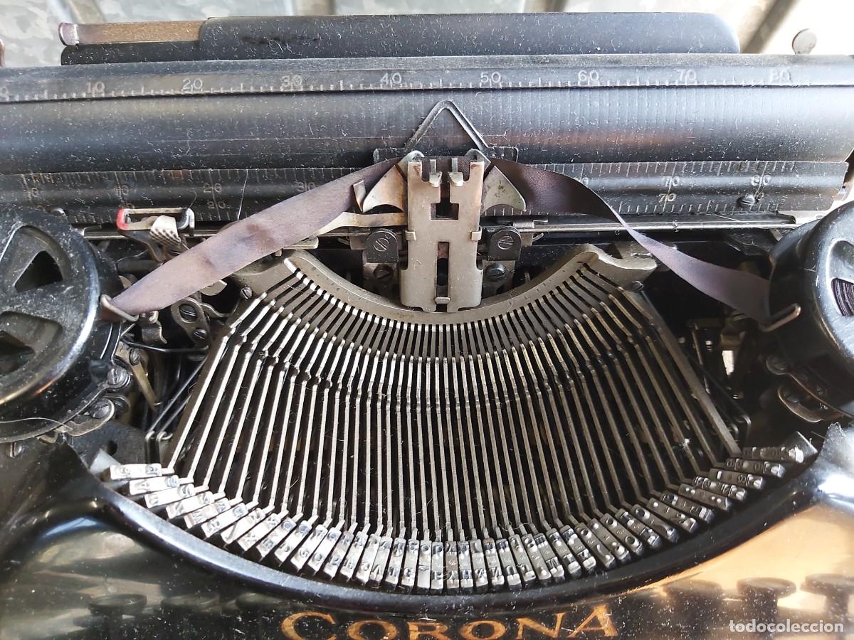 Antig&uuml;edades: M&aacute;quina de escribir CORONA - Foto 4