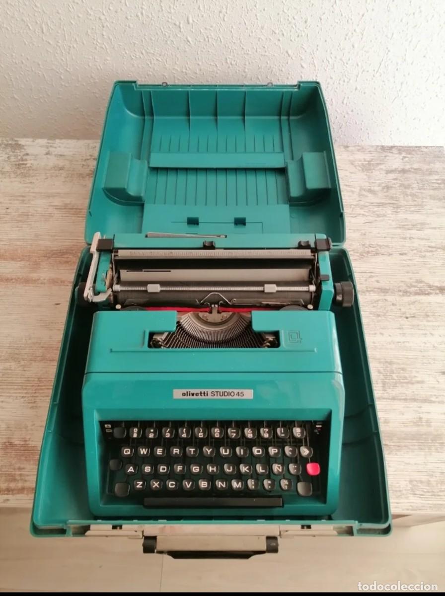 Antig&uuml;edades: M&aacute;quina de escribir Olivetti Studio 45 - Foto 2