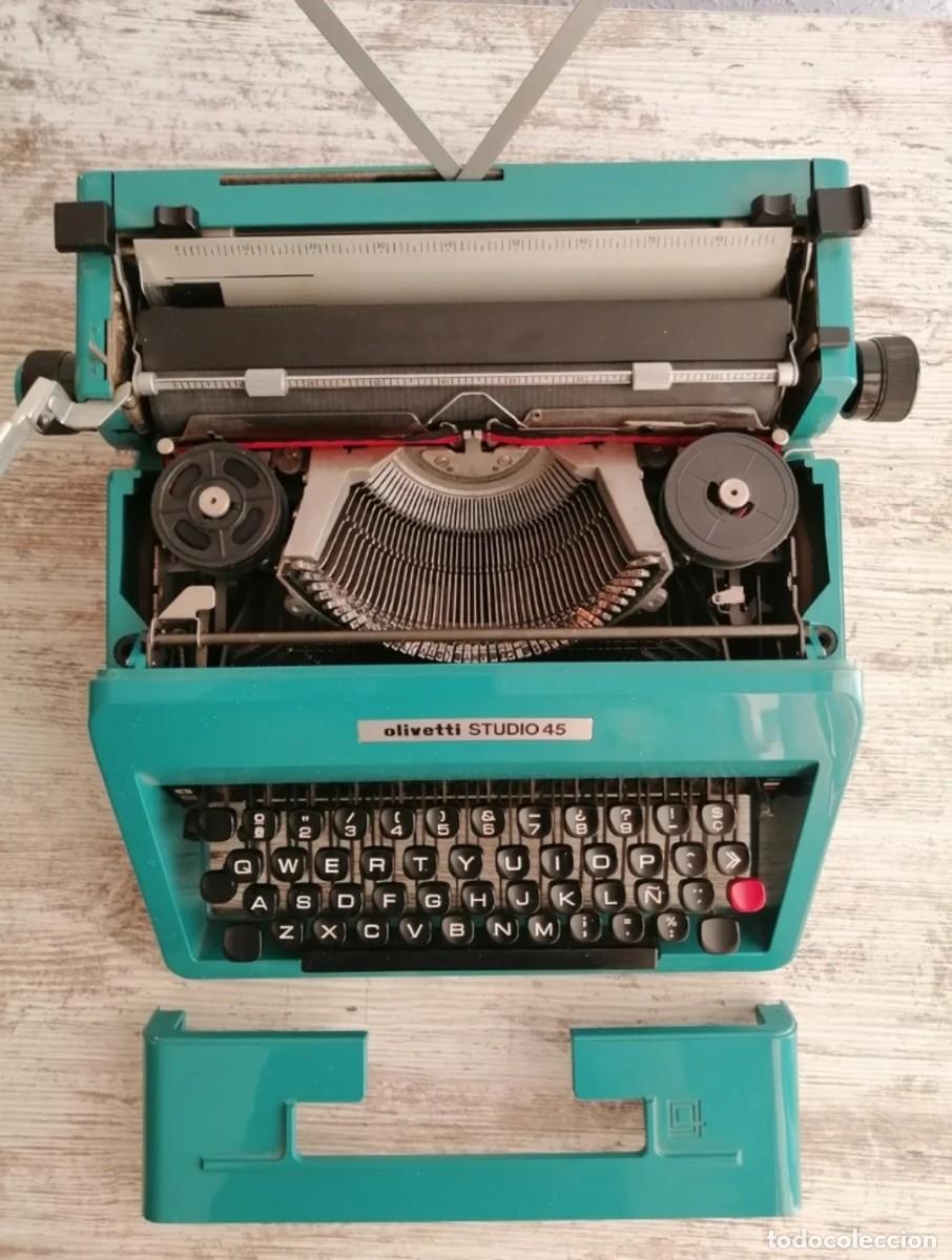 Antig&uuml;edades: M&aacute;quina de escribir Olivetti Studio 45 - Foto 3