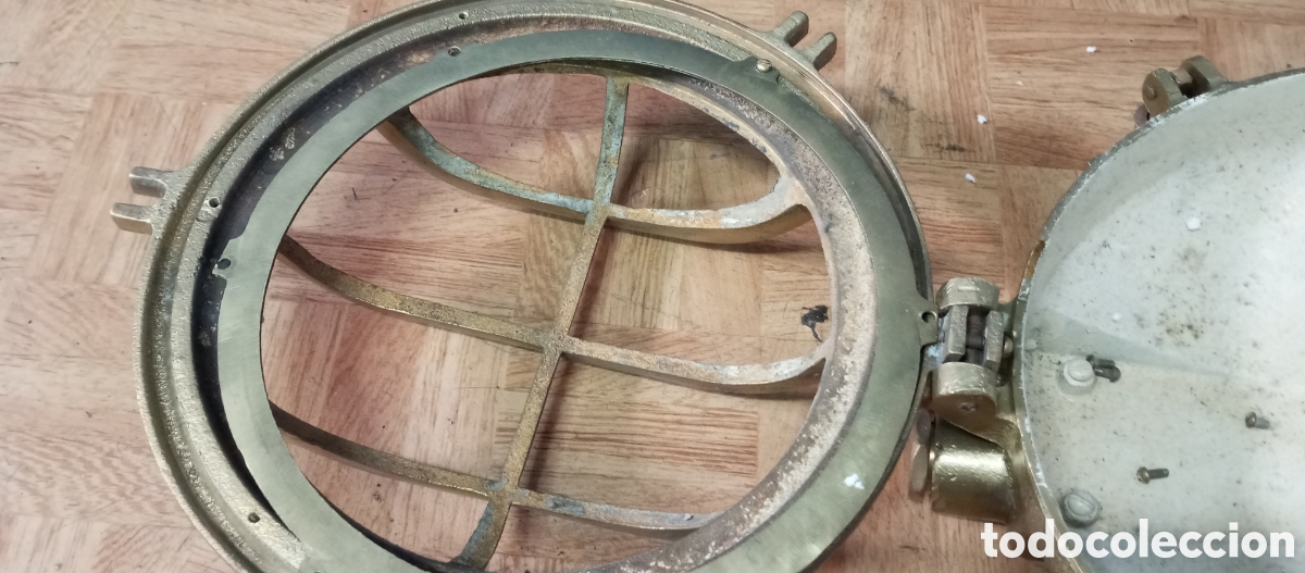 Antig&uuml;edades: Faro de barco antiguo, Ojo de buey original - Foto 4
