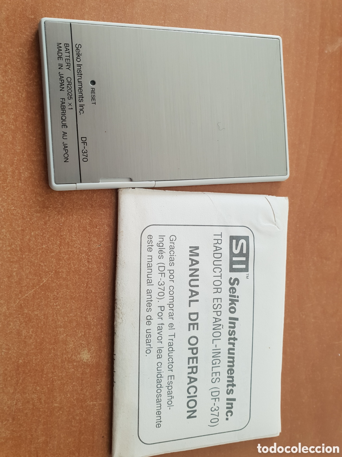 Antig&uuml;edades: Traductor y calculadora Seiko DF-370 - Foto 3