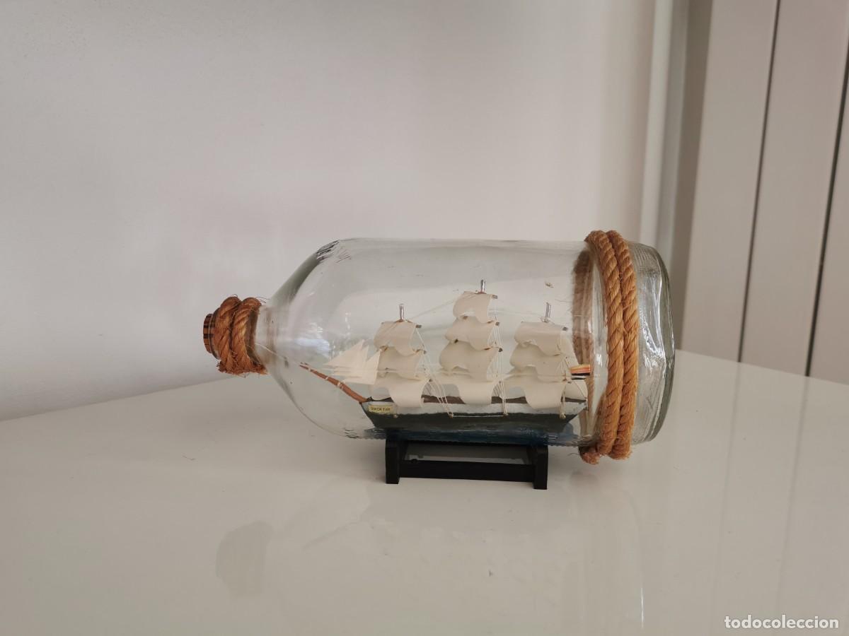 Antig&uuml;edades: BARCO EN UNA BOTELLA - Foto 1