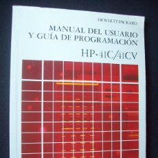 Oggetti Antichi: MANUAL DEL USUARIO Y GUIA DE PROGRAMACION HP-41C/41CV. HEWLETT PACKARD