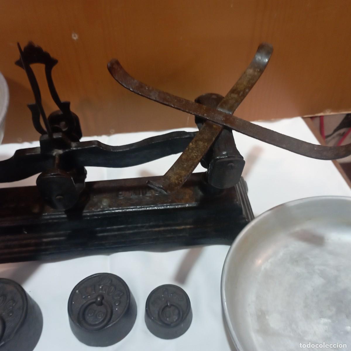Antig&uuml;edades: Balanza com sus pesas - Foto 3