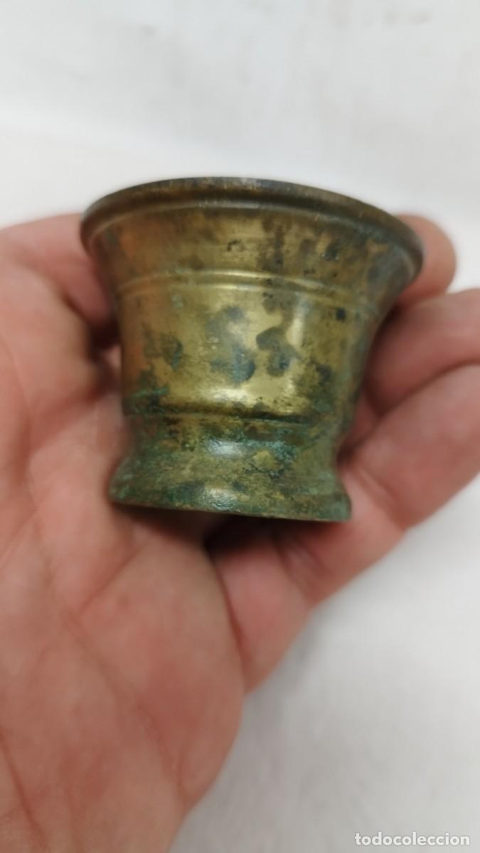 Antig&uuml;edades: Antiguo Mortero Almirez de Bronce - Foto 4