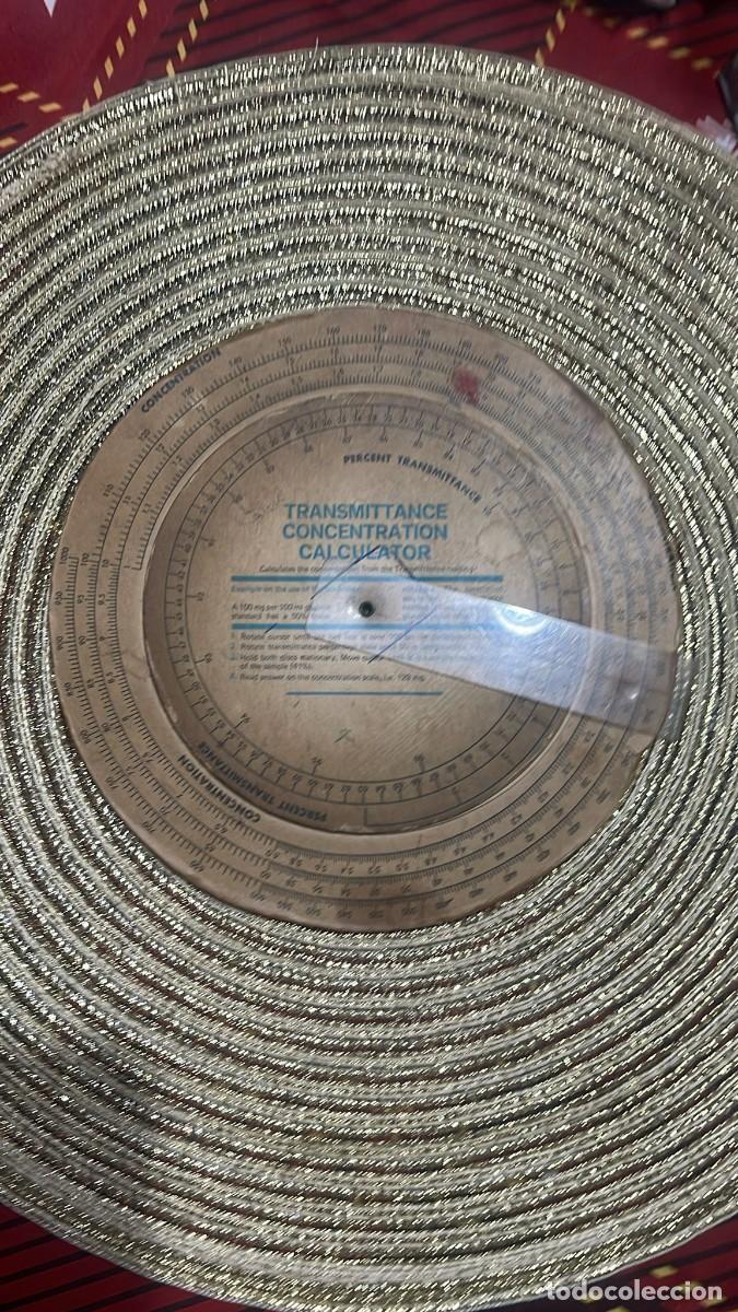Antig&uuml;edades: DISCO CONCENTRATION TRANSMITTANCE CALCULATOR - Foto 1