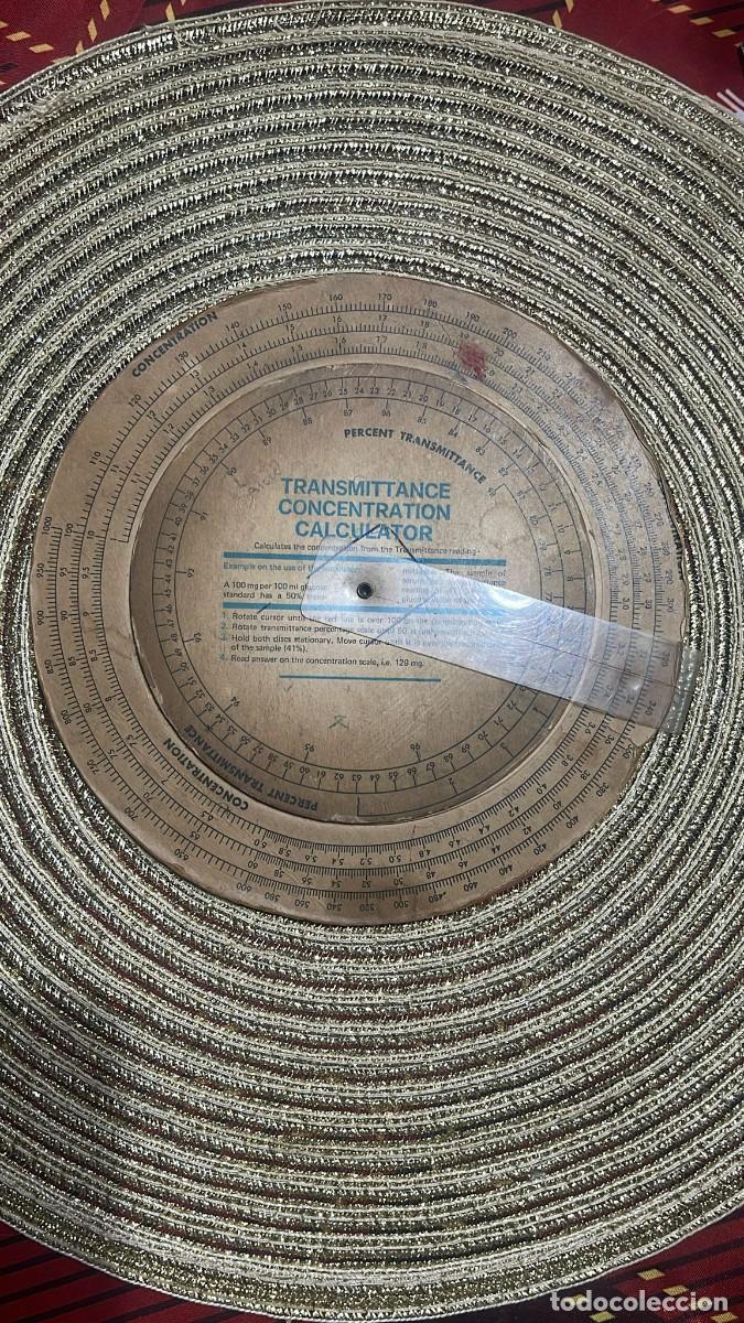 Antig&uuml;edades: DISCO CONCENTRATION TRANSMITTANCE CALCULATOR - Foto 2