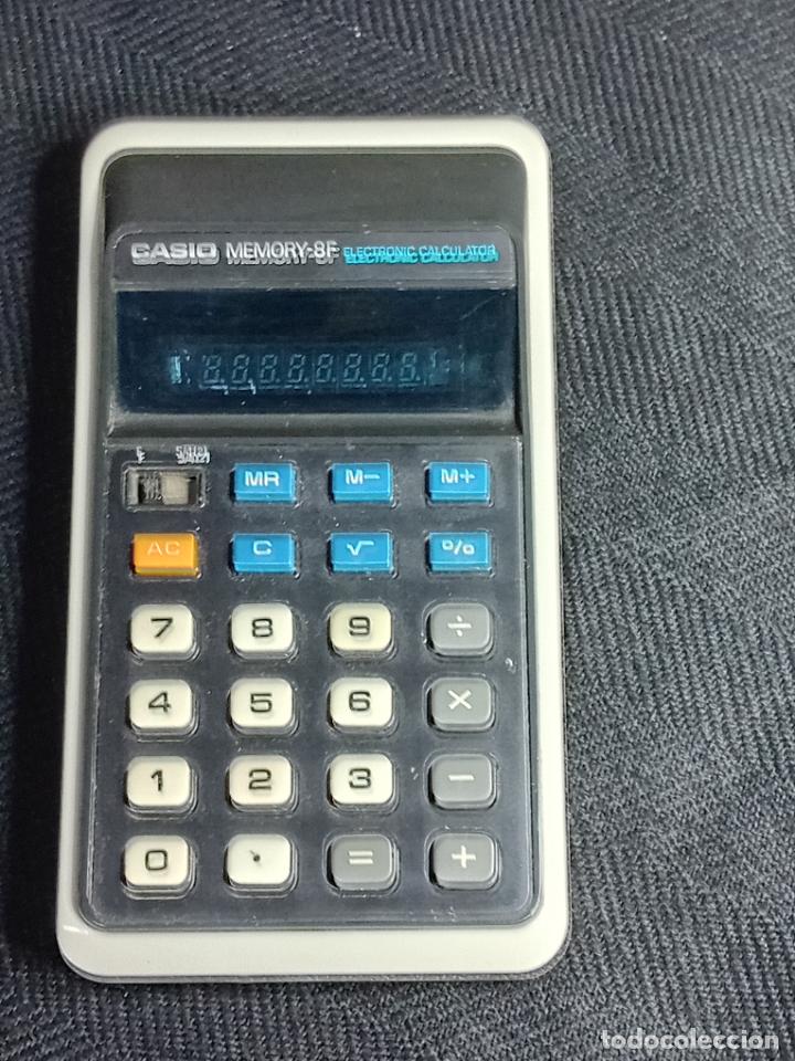 Antig&uuml;edades: CALCULADORA CASIO MEMORY - 8F - Foto 1