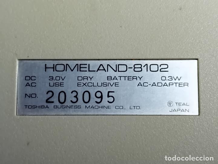 Antig&uuml;edades: CALCULADORA HOMELAND 8102 - Foto 6