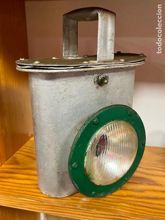 Antig&uuml;edades: FAROL L&Aacute;MPARA LINTERNA NAVAL NAUTICO - Foto 1