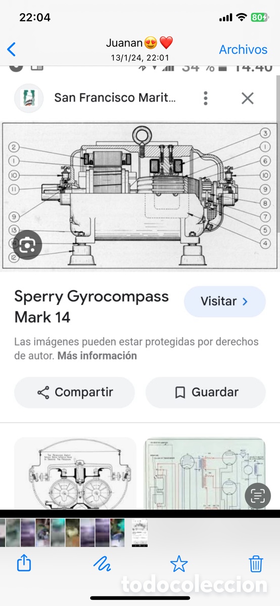 Antig&uuml;edades: Antiguo generador de Giroscopio de barco - Foto 9