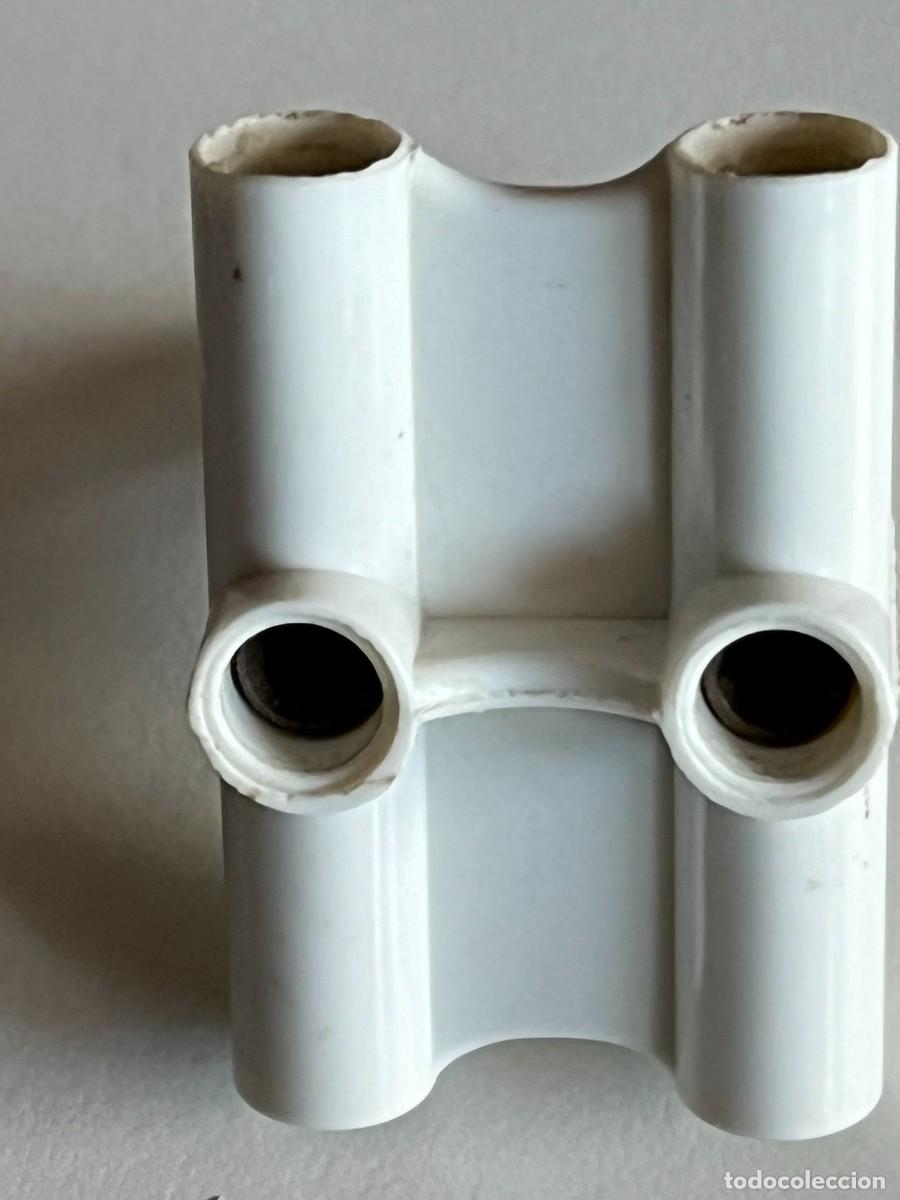 Antig&uuml;edades: ADAPTADOR TRIPLE BLANCO - Foto 1