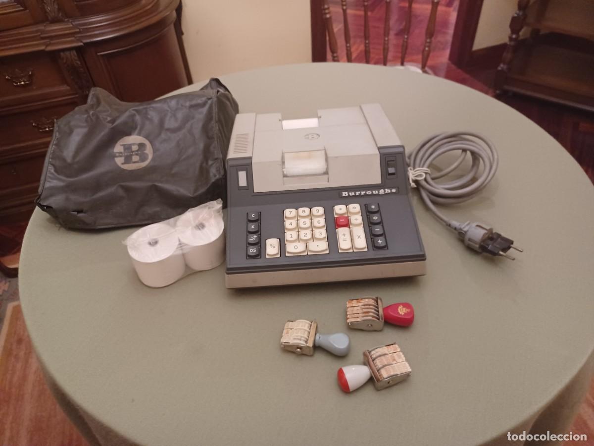 Antig&uuml;edades: Calculadora antigua con rollo - Foto 2