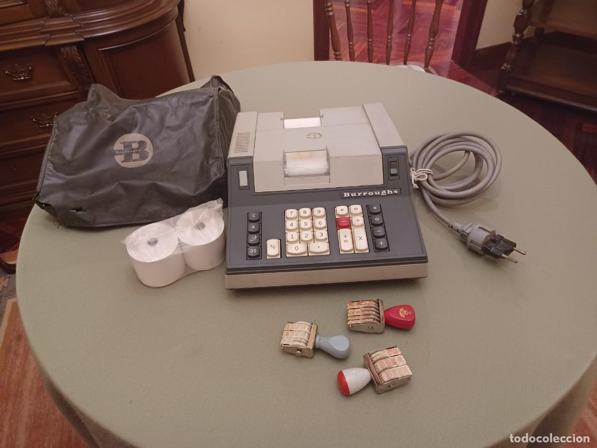 Antig&uuml;edades: Calculadora antigua con rollo - Foto 3