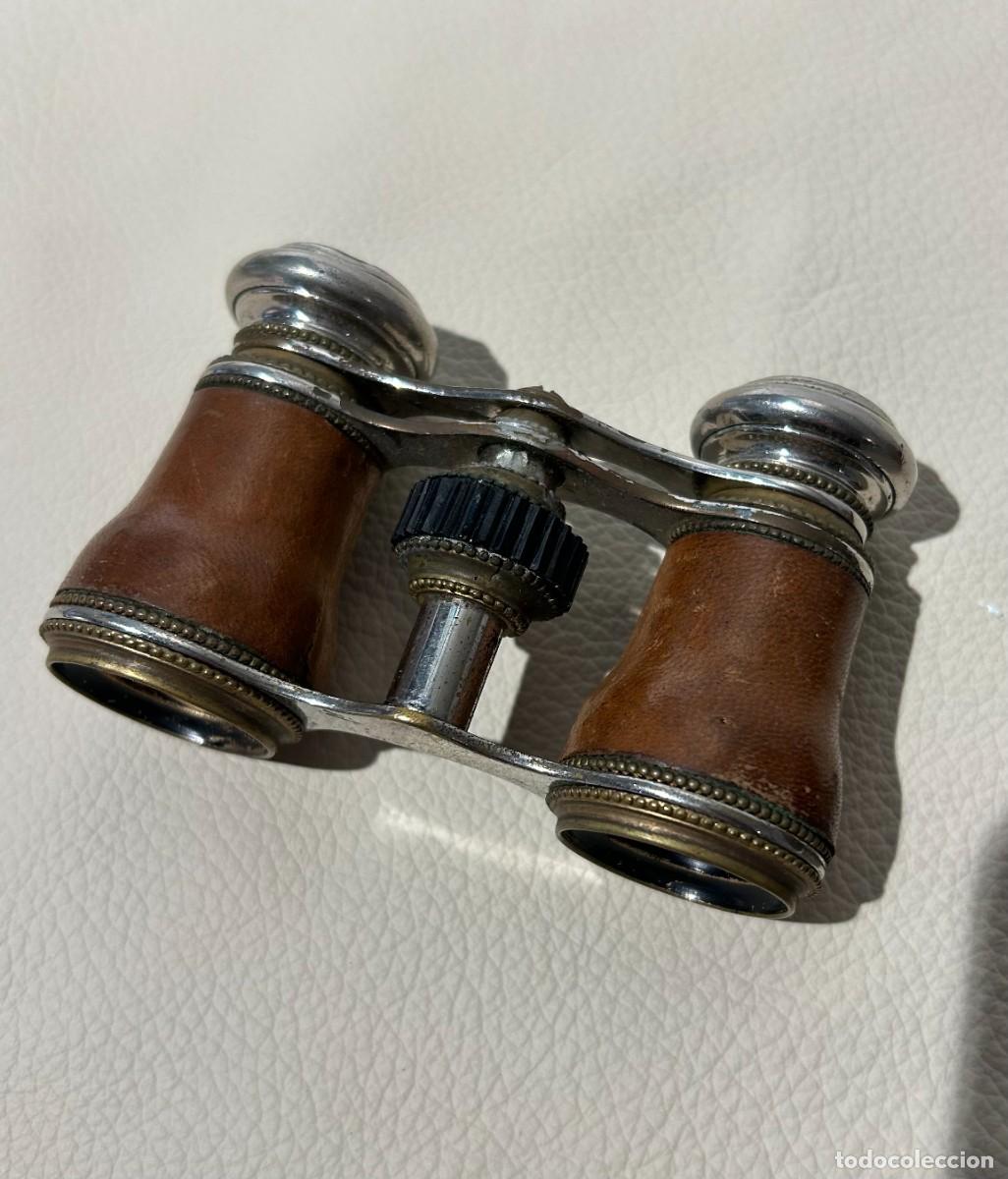Antig&uuml;edades: PRISM&Aacute;TICOS PEQUE&Ntilde;OS ANTIGUOS DE MADERA CON FUNDA - Foto 2