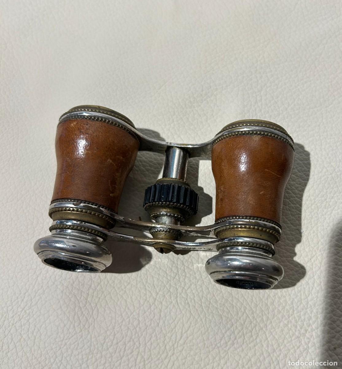 Antig&uuml;edades: PRISM&Aacute;TICOS PEQUE&Ntilde;OS ANTIGUOS DE MADERA CON FUNDA - Foto 3
