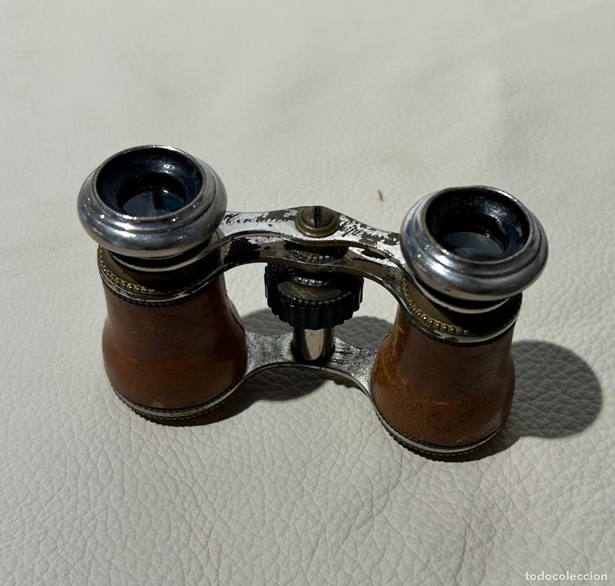Antig&uuml;edades: PRISM&Aacute;TICOS PEQUE&Ntilde;OS ANTIGUOS DE MADERA CON FUNDA - Foto 4