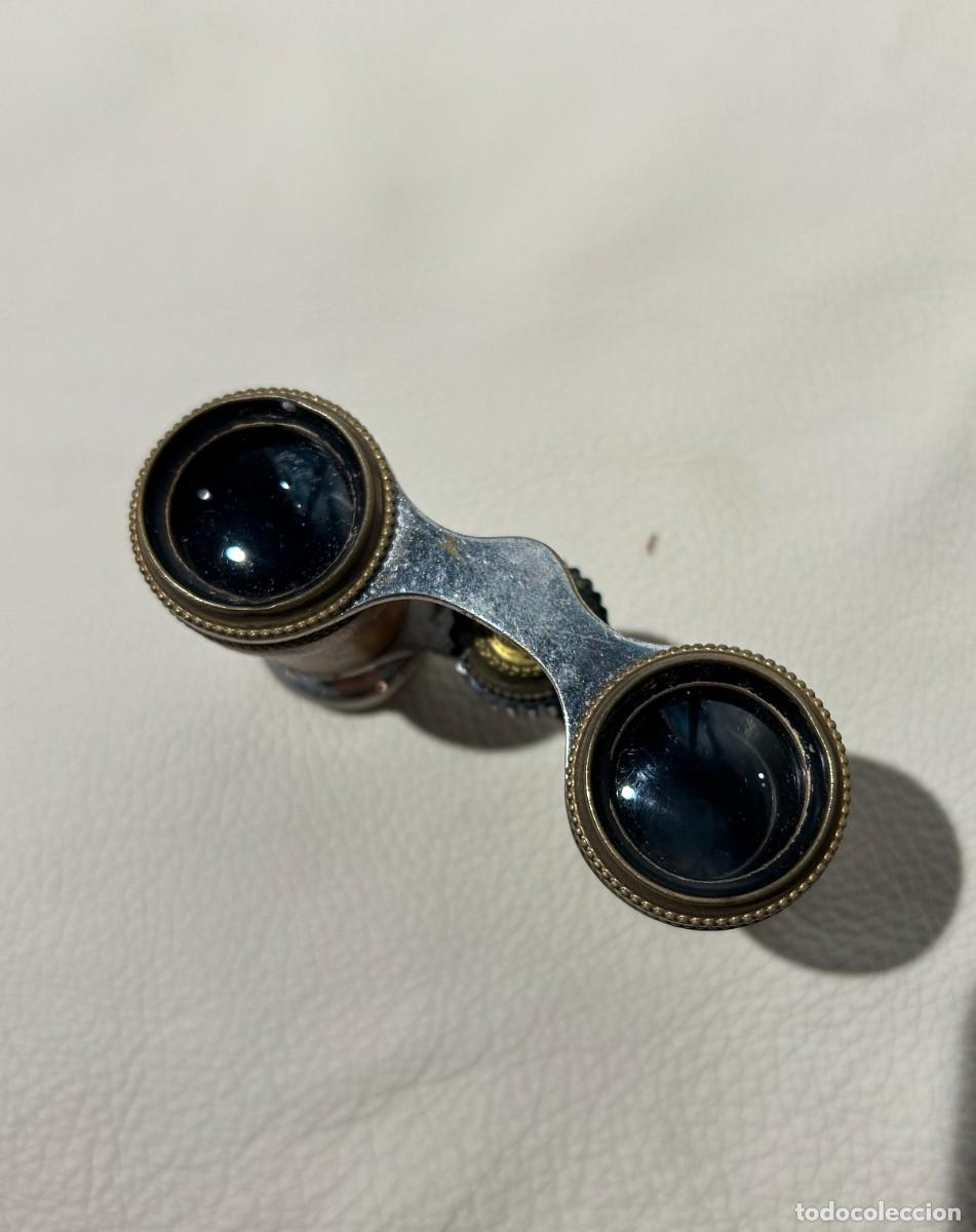 Antig&uuml;edades: PRISM&Aacute;TICOS PEQUE&Ntilde;OS ANTIGUOS DE MADERA CON FUNDA - Foto 5