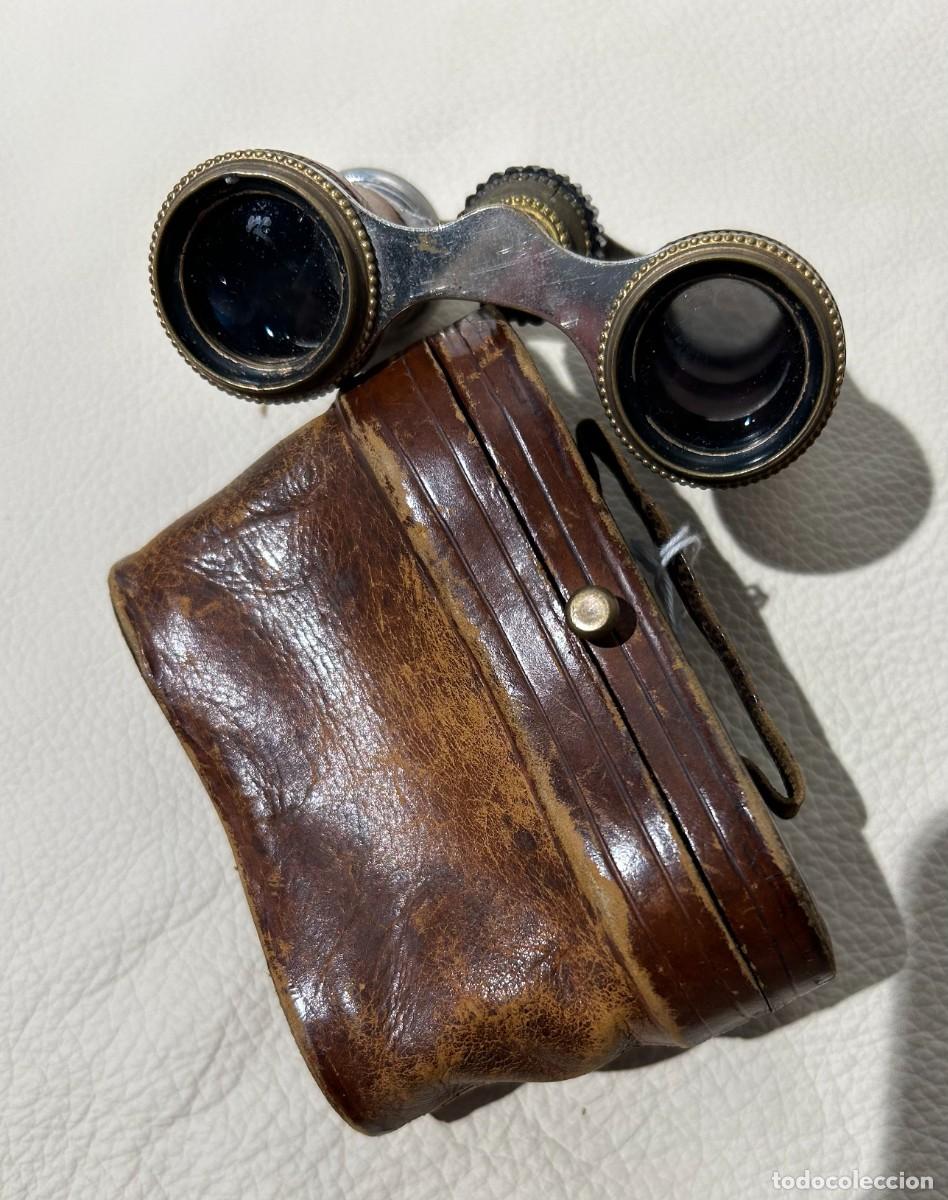 Antig&uuml;edades: PRISM&Aacute;TICOS PEQUE&Ntilde;OS ANTIGUOS DE MADERA CON FUNDA - Foto 6